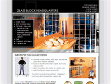 Tablet Screenshot of glassblockhq.com